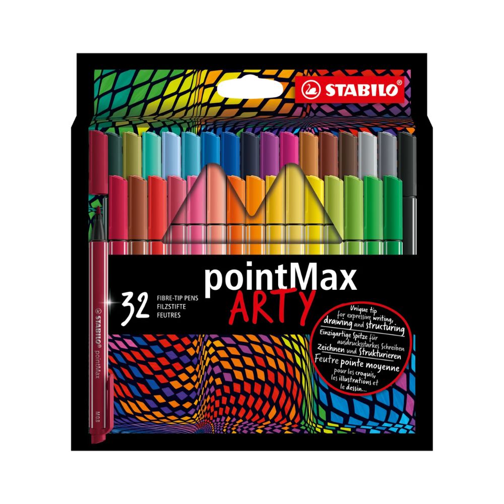 Brushstift STABILO ARTY Pen 68 etui à 18 kleuren - 6 stuks Brushstift STABILO ARTY Pen 68 etui à 18 kleuren - 6 stuks