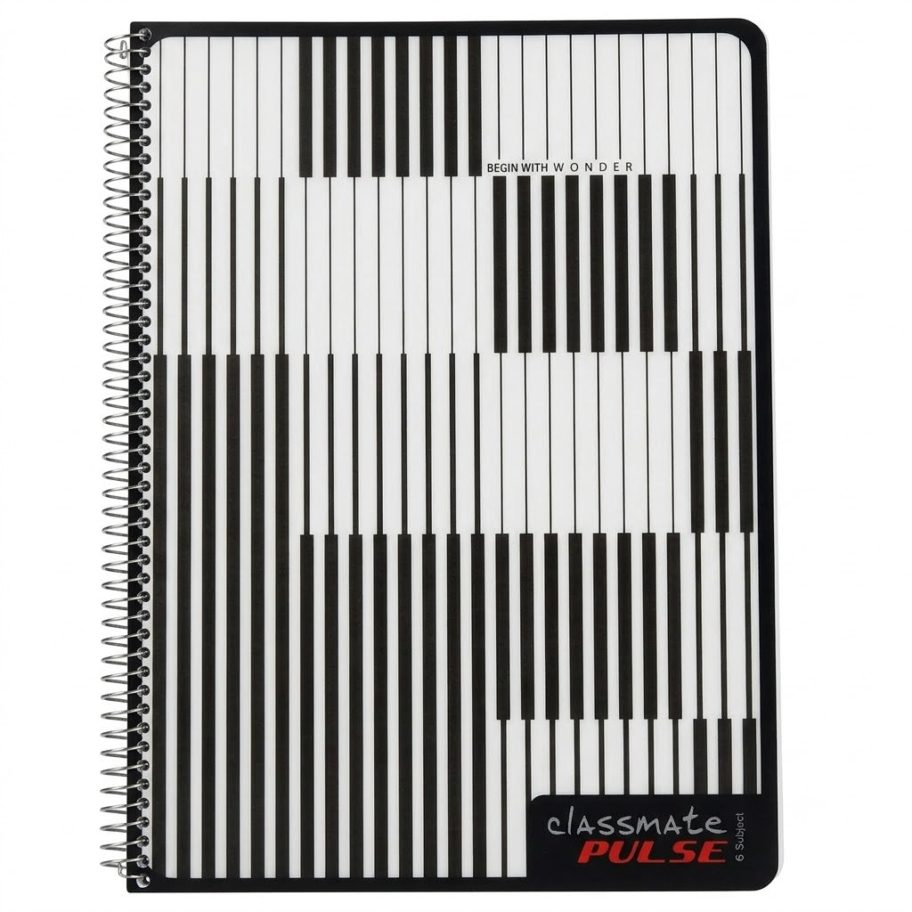 CLASSMATE, Exercise Book - PULSE | 6 Subject | Single Line | A4 | 314 Pages.