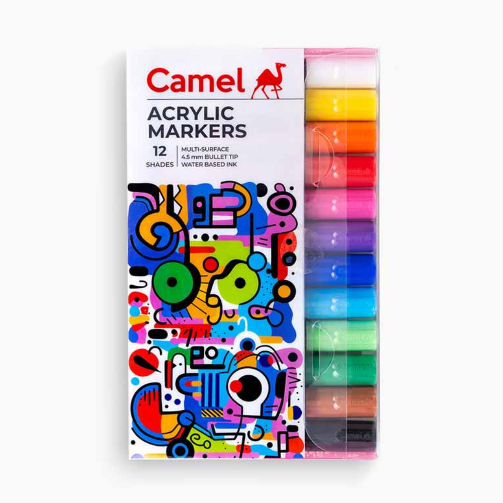 CAMEL, Acrylic Marker - Set of 12.