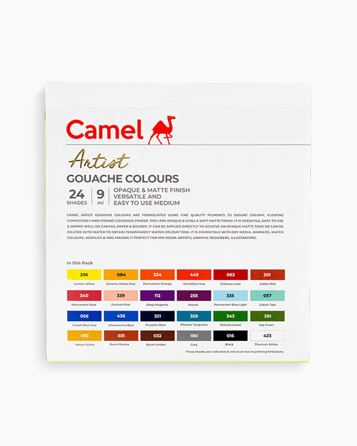 CAMEL, Gouache Colours - Artist | 9 ml.