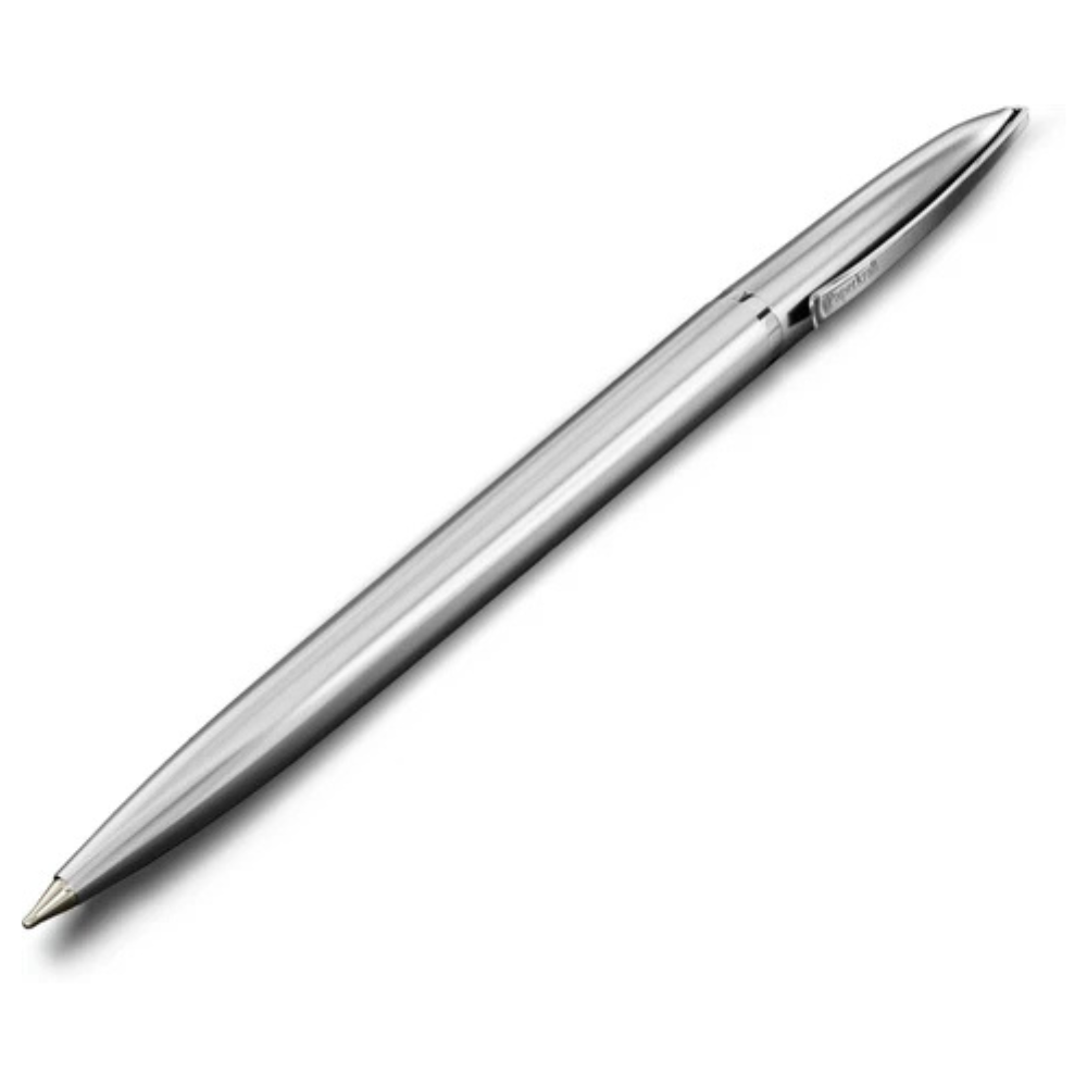 PAPERKRAFT, Ballpoint Pen - Beethoven Lissome | Silver | Chrome Trim.