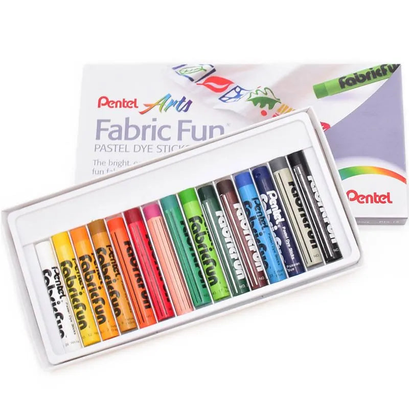 PENTEL, FABRIC Fun Pastel Dye Sticks - Arts | 15 Curs,