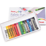 PENTEL, FABRIC Fun Pastel Dye Sticks - Arts | 15 Curs,