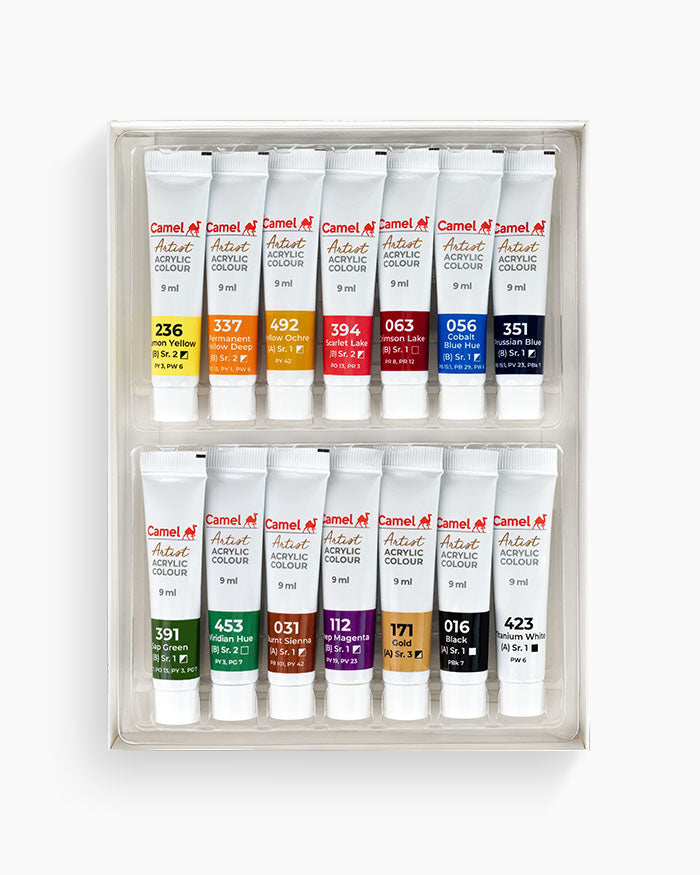 CAMEL, Acrylic Colours - ARTIST | 9 ml.