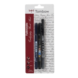 TOMBOW, Calligraphy Brush Pen - FUDENOSUKE | Set of 3.