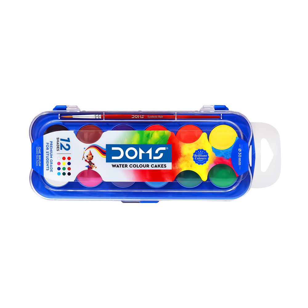 DOMS, Watercolour Cakes | Set of 12. – OXFORD stationers