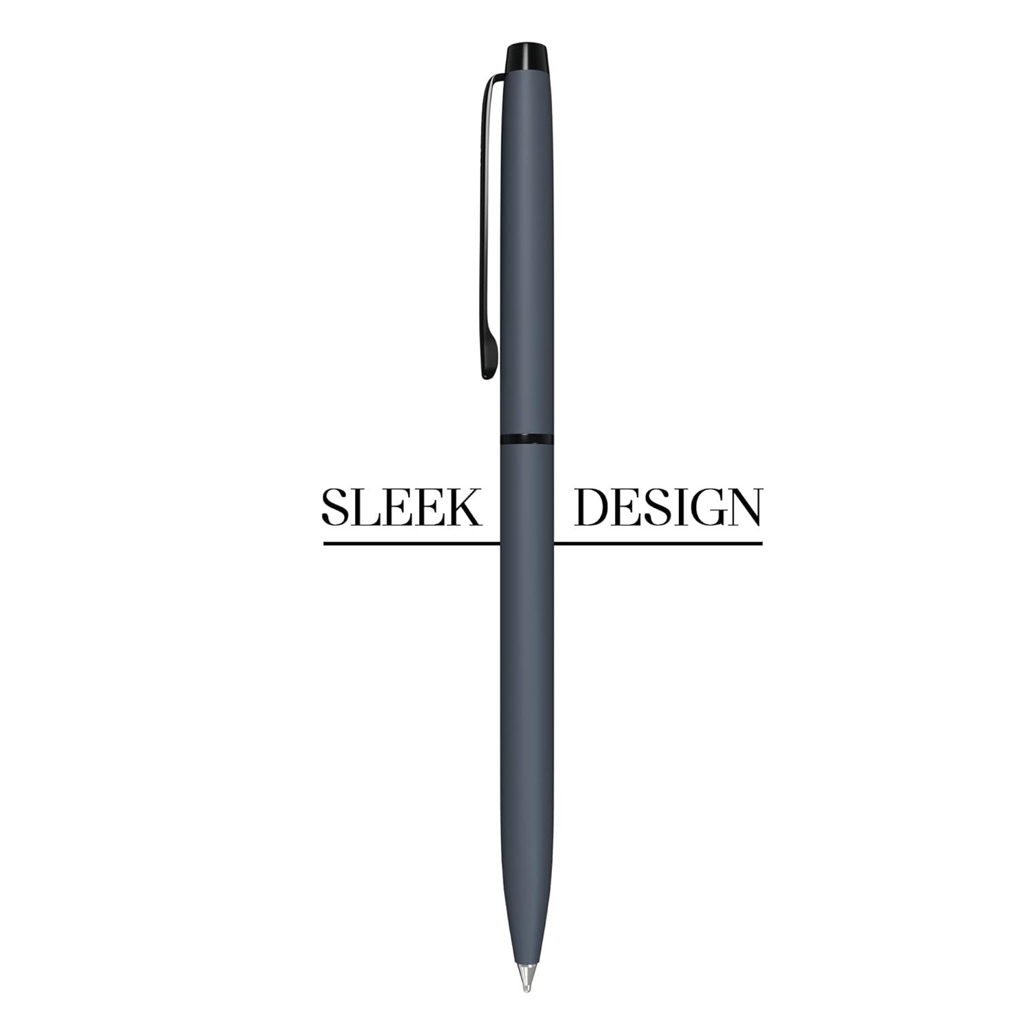 PAPERKRAFT, Ballpoint Pen - Chopin Lissome | Matte Black | Black Trim.