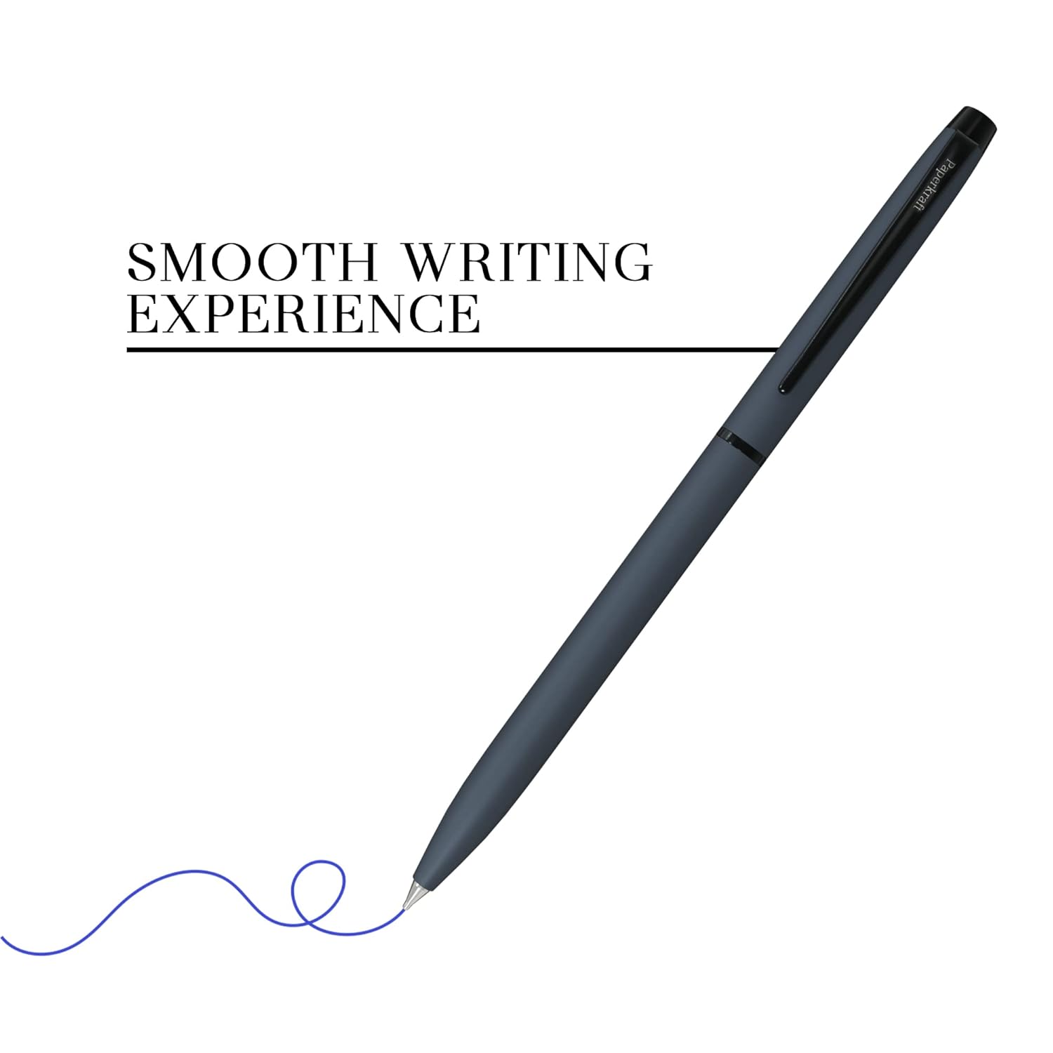 PAPERKRAFT, Ballpoint Pen - Chopin Lissome | Matte Black | Black Trim.