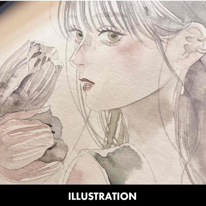 KURETAKE, Watercolour - Gansai Tambi | Sumi Colors | Set of 6.