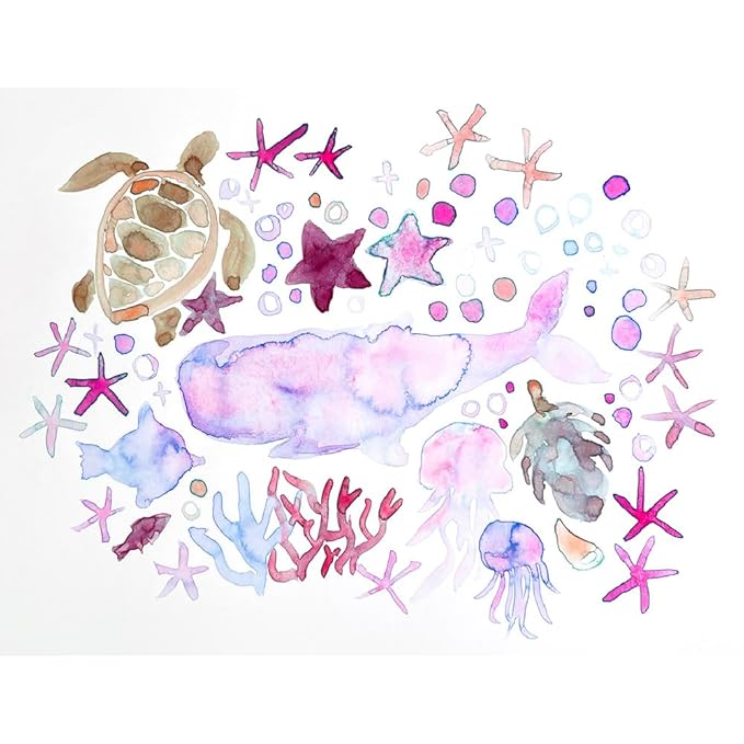 KURETAKE, Watercolour - Gansai Tambi | Granulating Colors | 5 Color + 1 Pan Set.