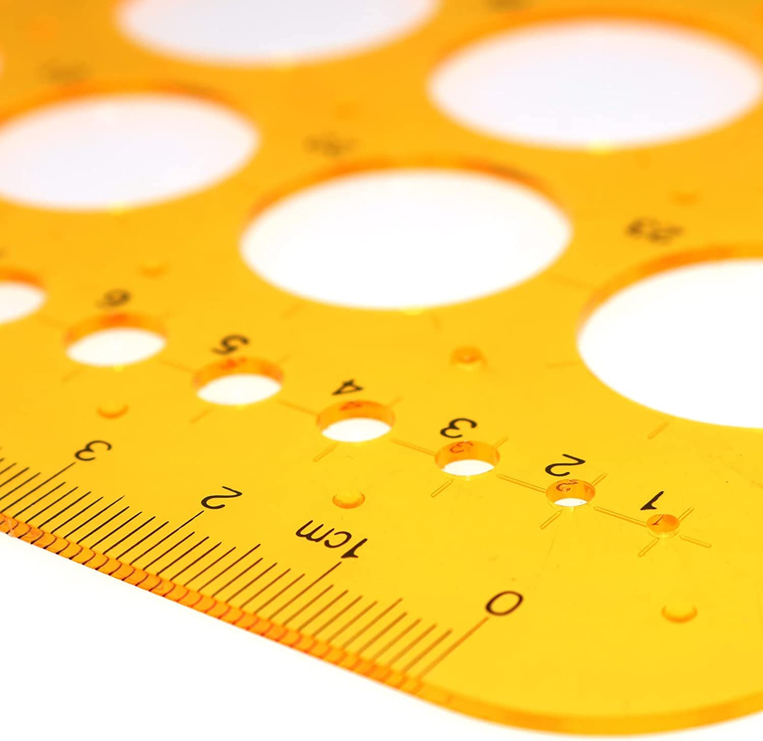 LINOGRAPH, Stencil - 36 CIRCLES TEMPLATE.