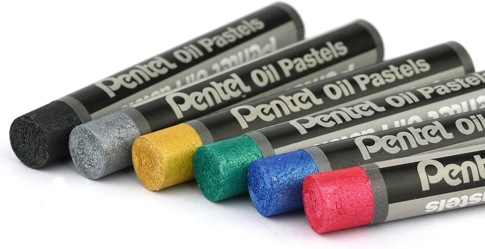 PENTEL, Oil Pastel Metalic Colours - Arts | 6 pc.