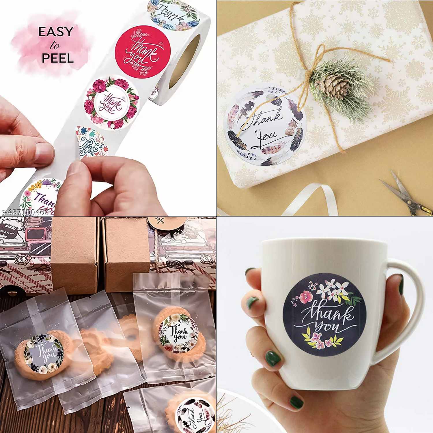 JAGS, Paper Tape - Round Stick Roll | 500 Stick Roll | 2.5 mm.