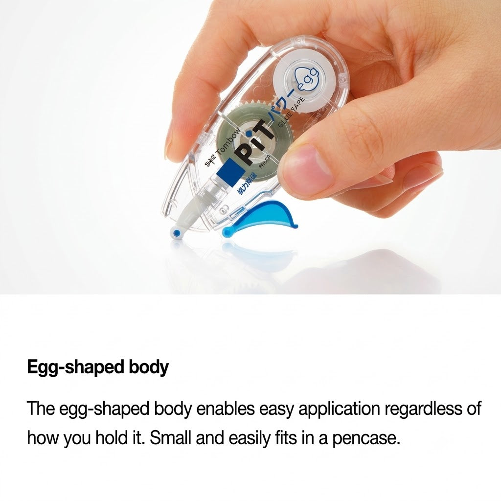 TOMBOW, Glue Tape - PIT | Retry EGG | 6mm x 7m.