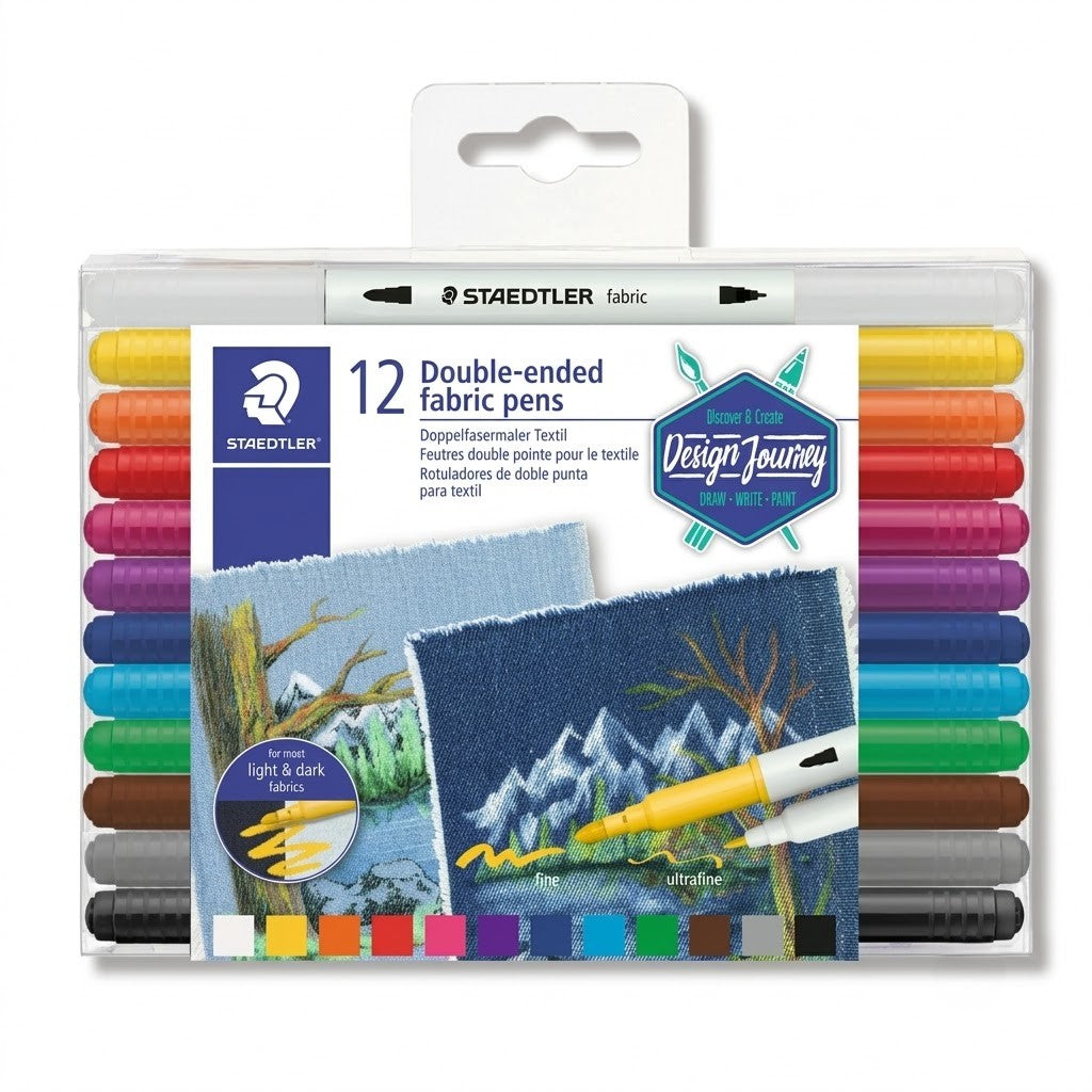 STAEDTLER, Fabric Pen - Double Ended.