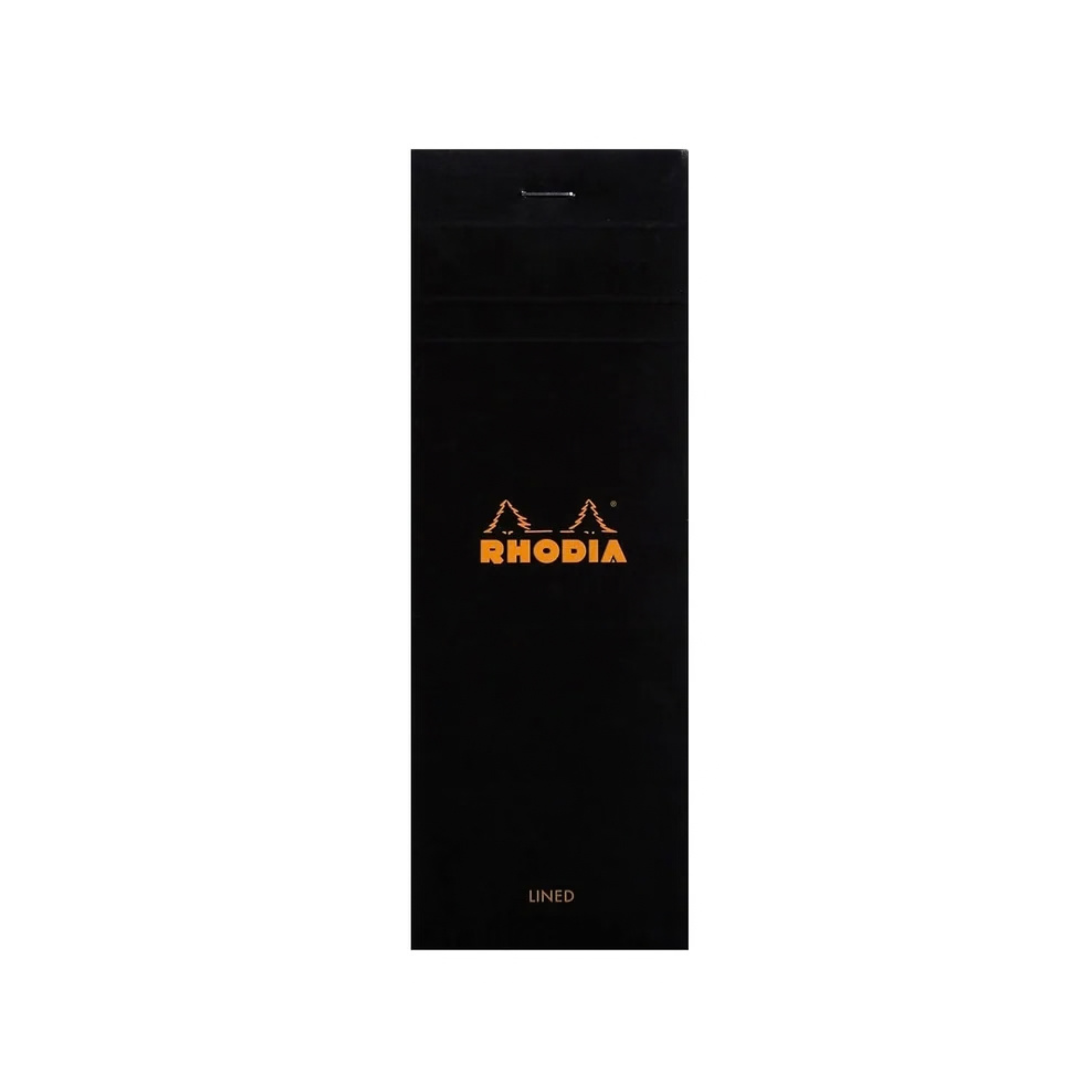 RHODIA, Paper Pad - N° 8 | Lined | Black Cover | 80 Sheets | Travers