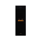 RHODIA, Paper Pad - N° 8 | Lined | Black Cover | 80 Sheets | Travers