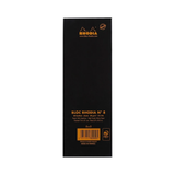 RHODIA, Paper Pad - N° 8 | Checked | Black Cover | 80 Sheets | 5 x 5.