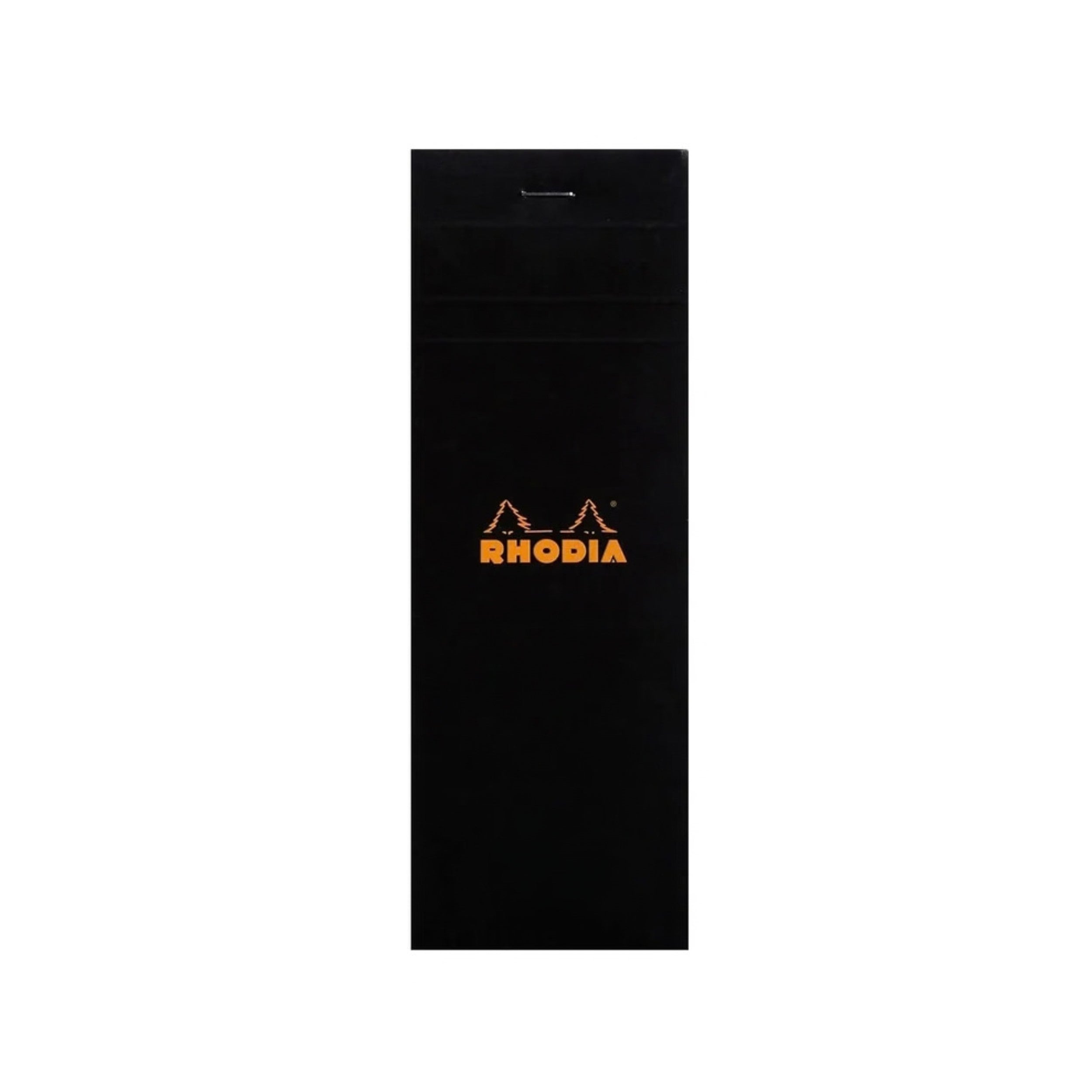 RHODIA, Paper Pad - N° 8 | Checked | Black Cover | 80 Sheets | 5 x 5.
