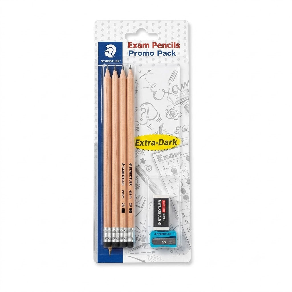 STAEDTLER, Pencil - Exam Pencils | Promo Pack | 2B | Pack of 6.