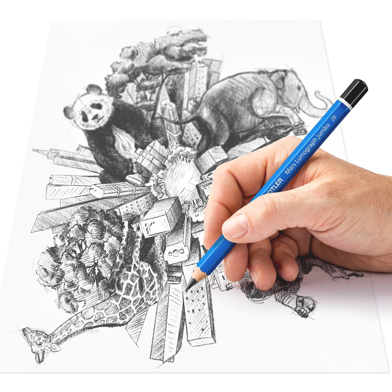 STAEDTLER, Drawing Pencil - Mars Lumograph | JUMBO.