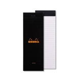 RHODIA, Paper Pad - N° 8 | Lined | Black Cover | 80 Sheets | Travers