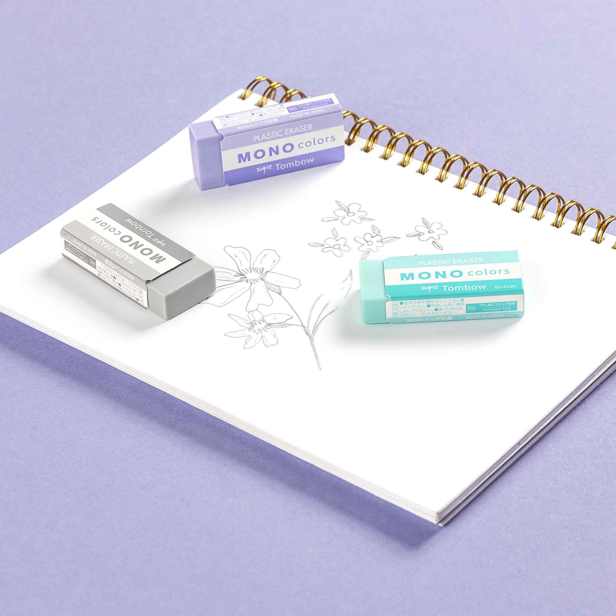 TOMBOW, Eraser - MONO | Set Of 3.