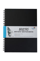 BRUSTRO, Sketch Book -  Artist | Wiro Bound | A4 | 120 pg | 160gsm.