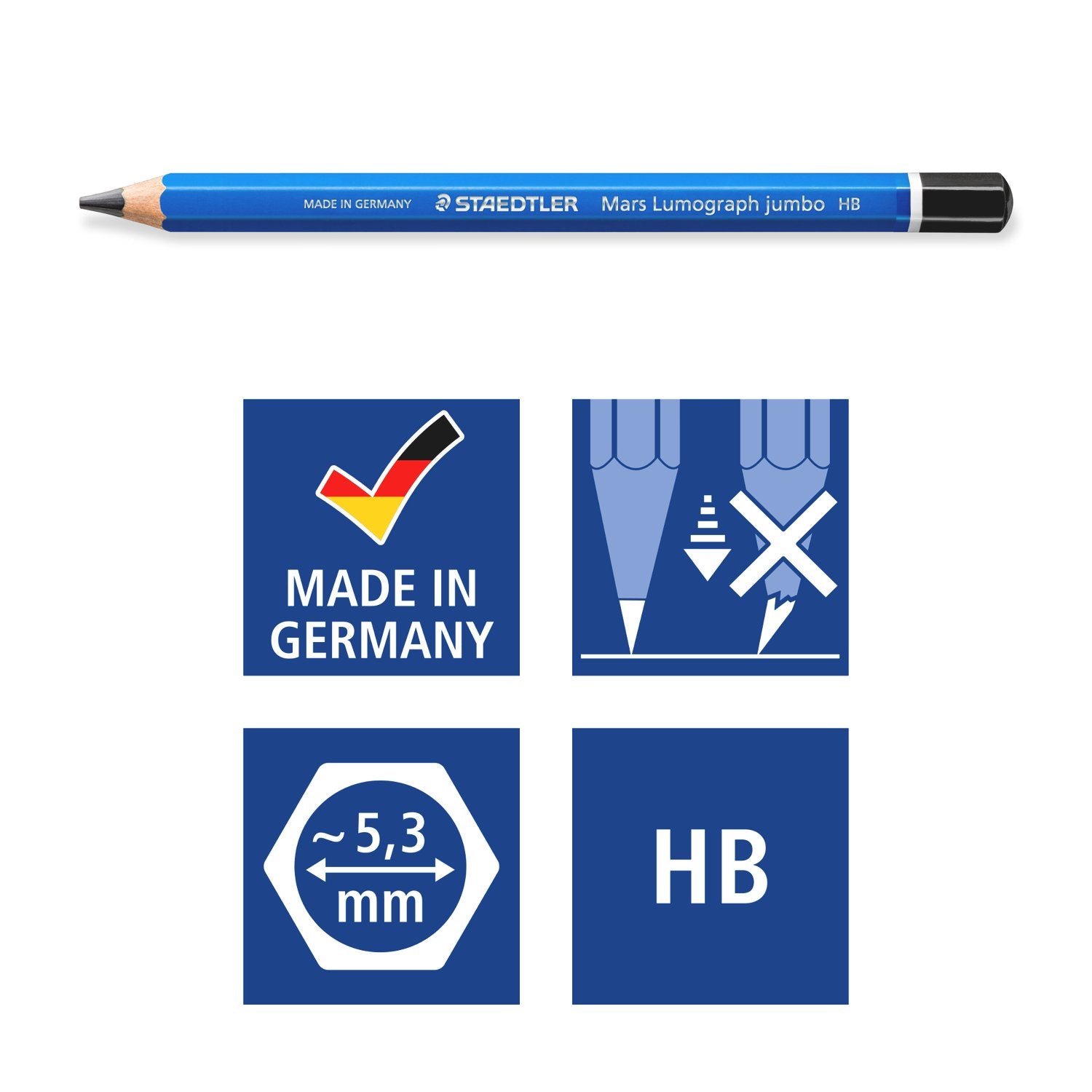 STAEDTLER, Drawing Pencil - Mars Lumograph | JUMBO.