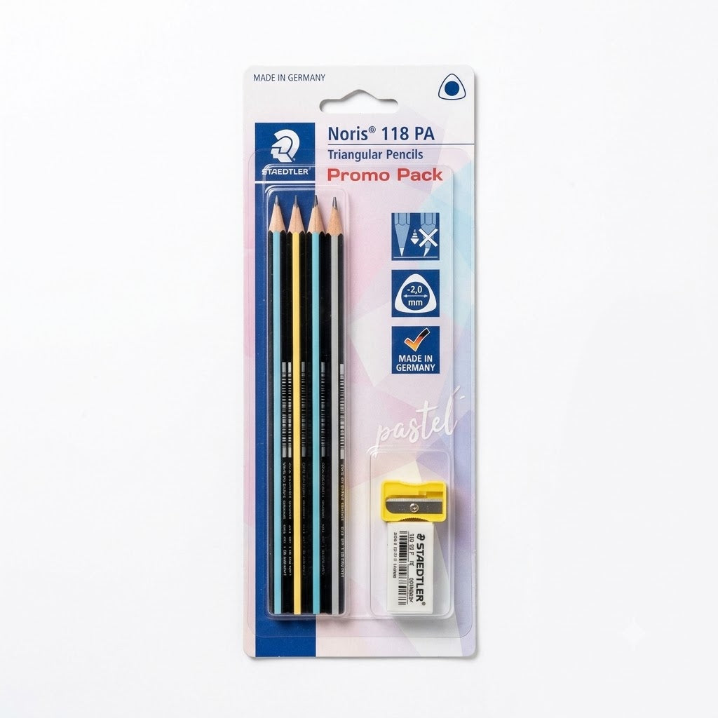 STAEDTLER, Pencil - Noris | Pastel | Promo Pack | Pack of 6.