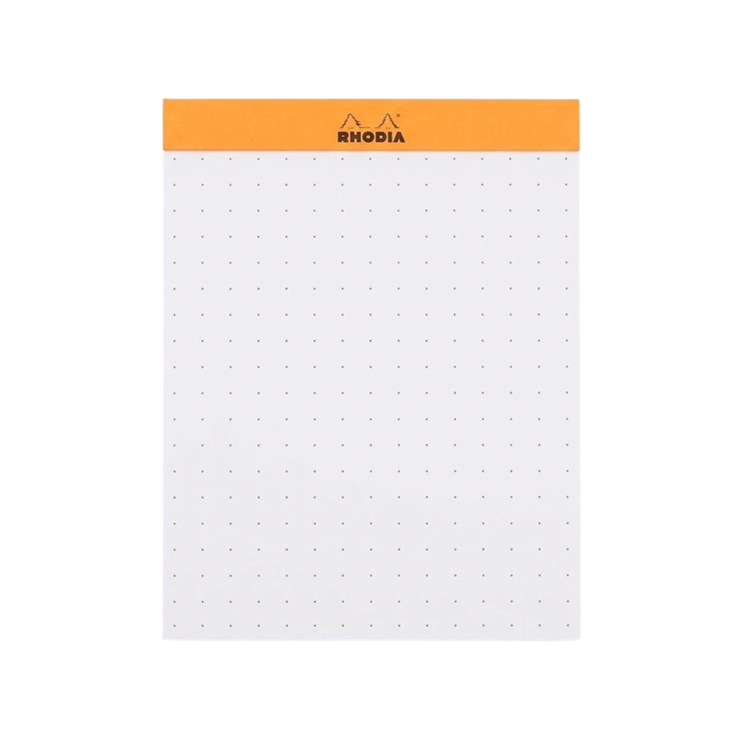 RHODIA, Memo Pad - N° 13 | Orange Cover | Dotted | 240 Sheets.