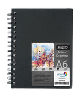 BRUSTRO, Sketch Book - Artist Drawing | Wiro Bound | A6 | 116 Pg | 160gsm.