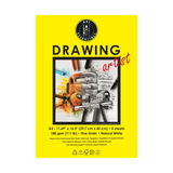 ART ESSENTIALS, Drawing Sheets - A3 | 5 Sheets | Natural White | 180 gsm.