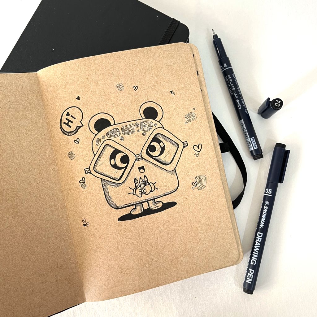 ART ESSENTIALS, 180° Art Journal - A5 | 132 Pages | Toned Tan | 120 gsm.