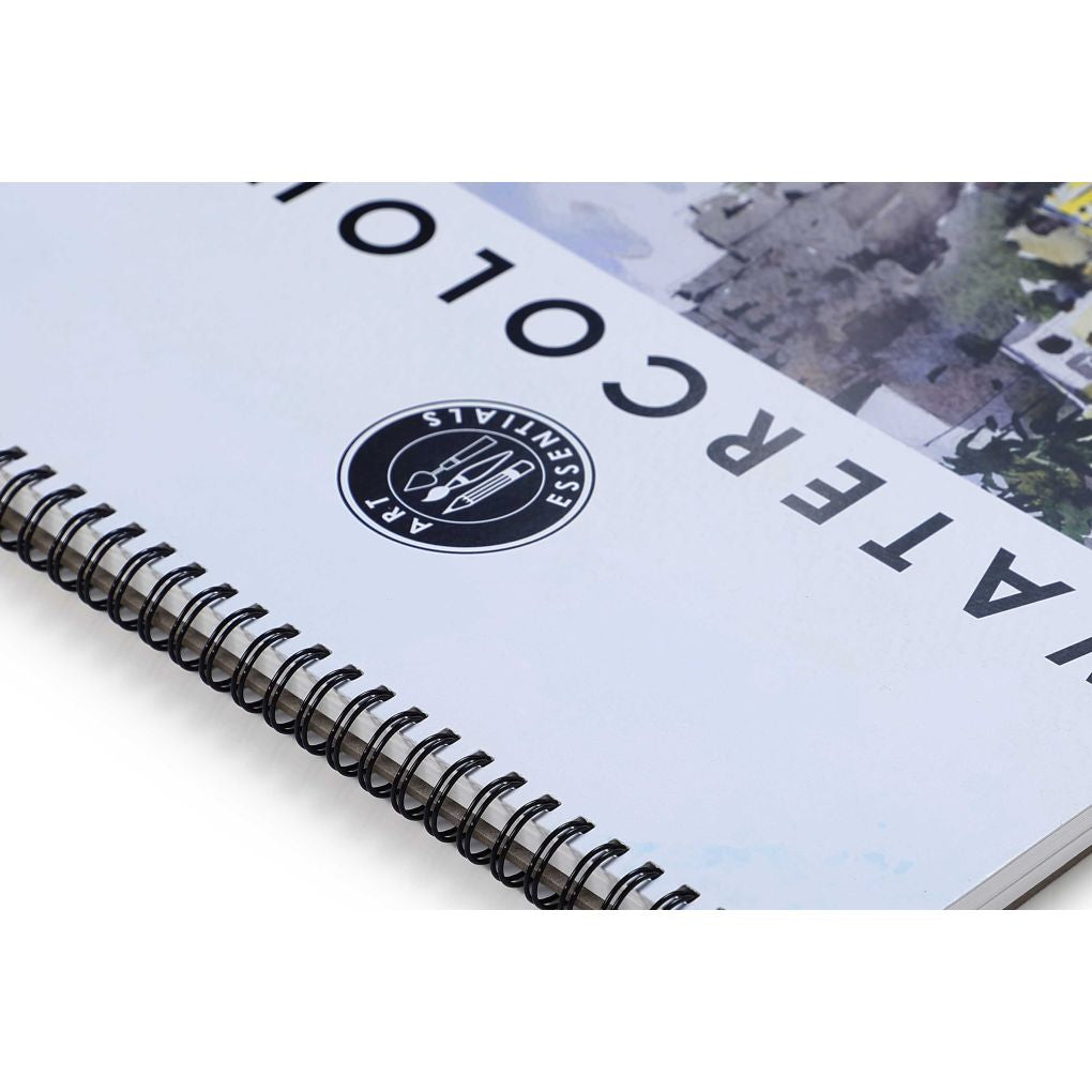 ART ESSENTIALS, Water Colour Pad - Studio - 20 Sheets | Spiral | Natural White | 300 gsm.
