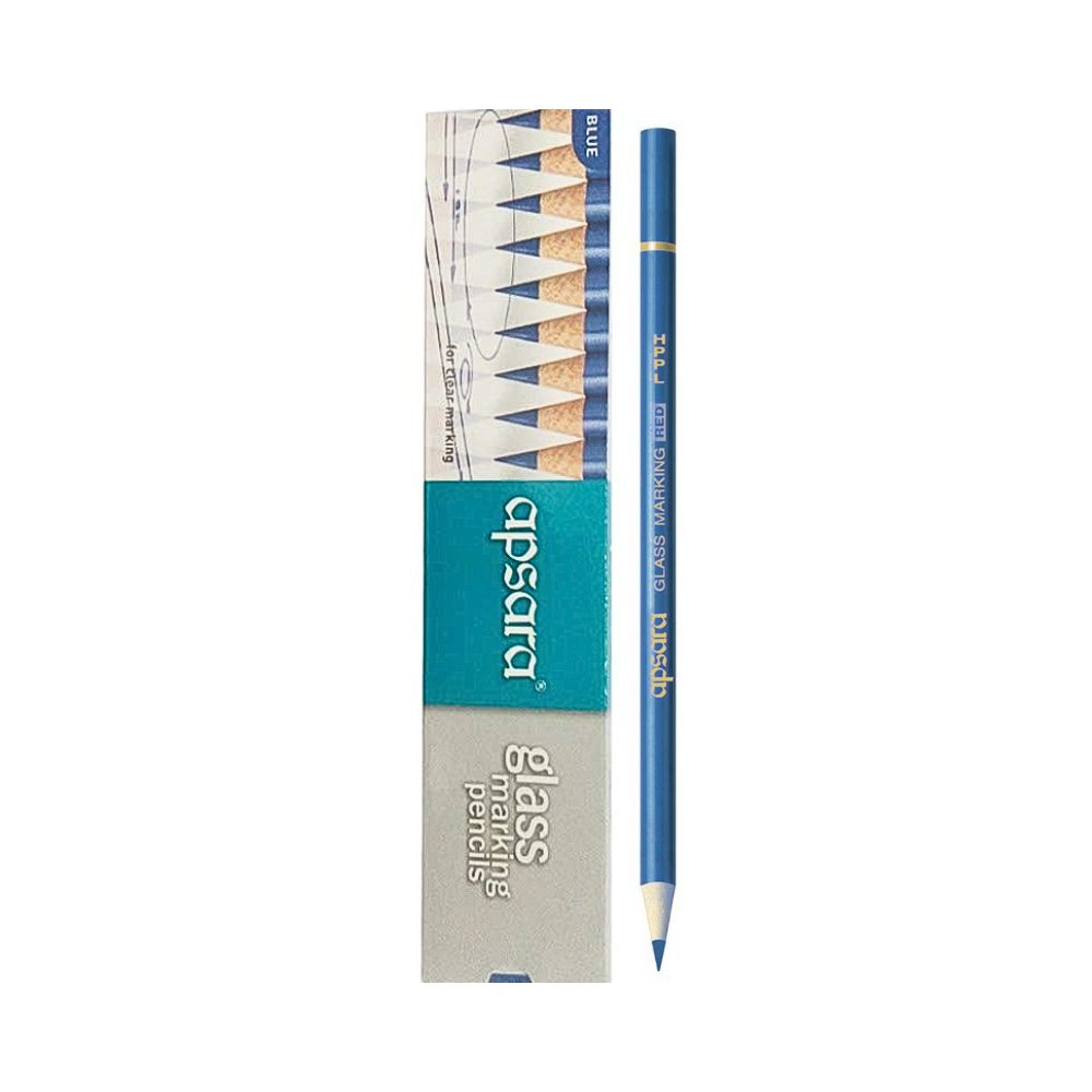 APSARA, Glass Marking Pencil Set of 10. OXFORD stationers