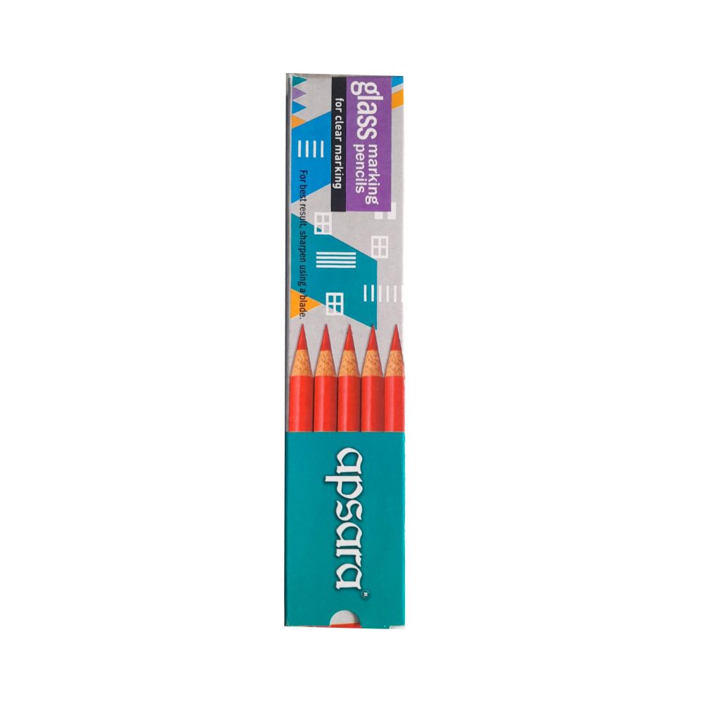 APSARA, Glass Marking Pencil | Set of 10.