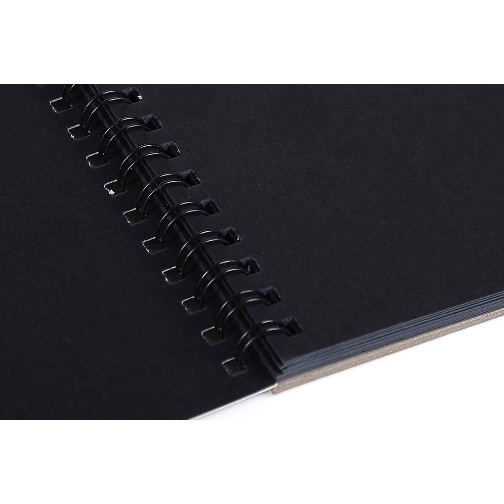 ART ESSENTIALS, Watercolour Pad - 12 Sheets | Black Paper | 320 gsm.