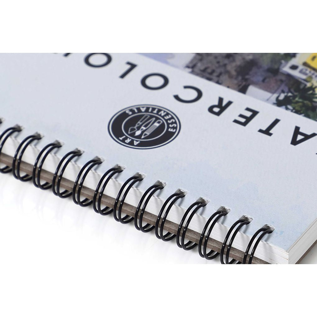 ART ESSENTIALS, Watercolour Pad - A6 | 12 Sheets | Natural White | 300 gsm.