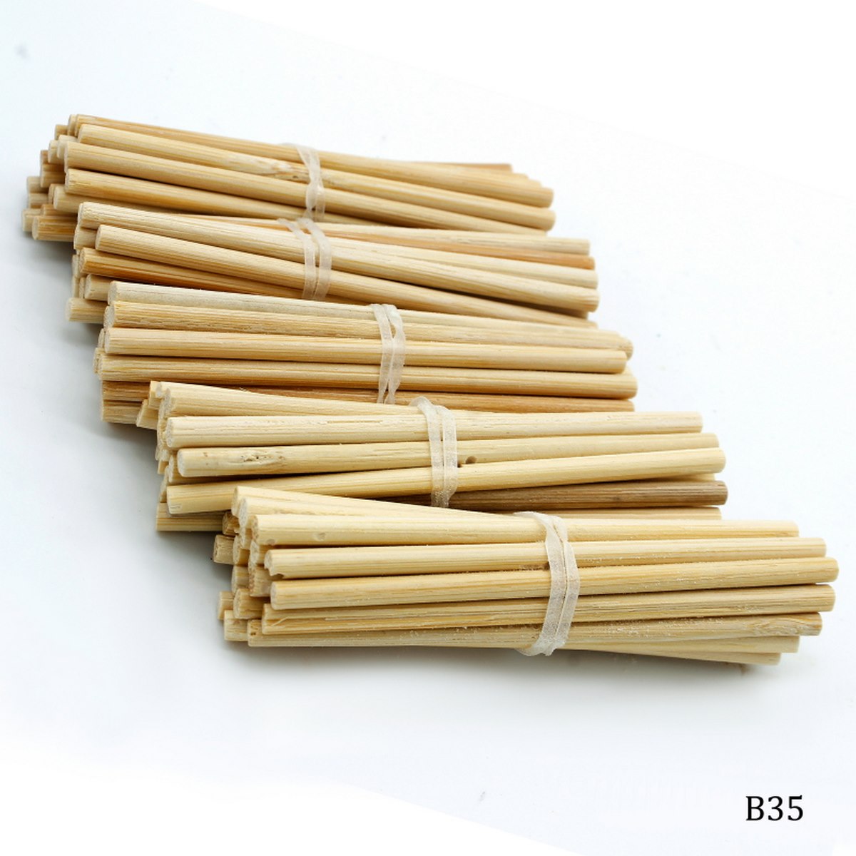 JAGS, Round Sticks - CRAFT | Natural | 100 pcs | 3.5 inch.