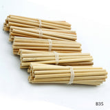JAGS, Round Sticks - CRAFT | Natural | 100 pcs | 3.5 inch.