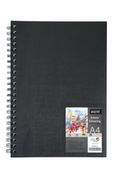 BRUSTRO, Sketch Book -  Artist | Wiro Bound | A4 | 116 pg | 160gsm.
