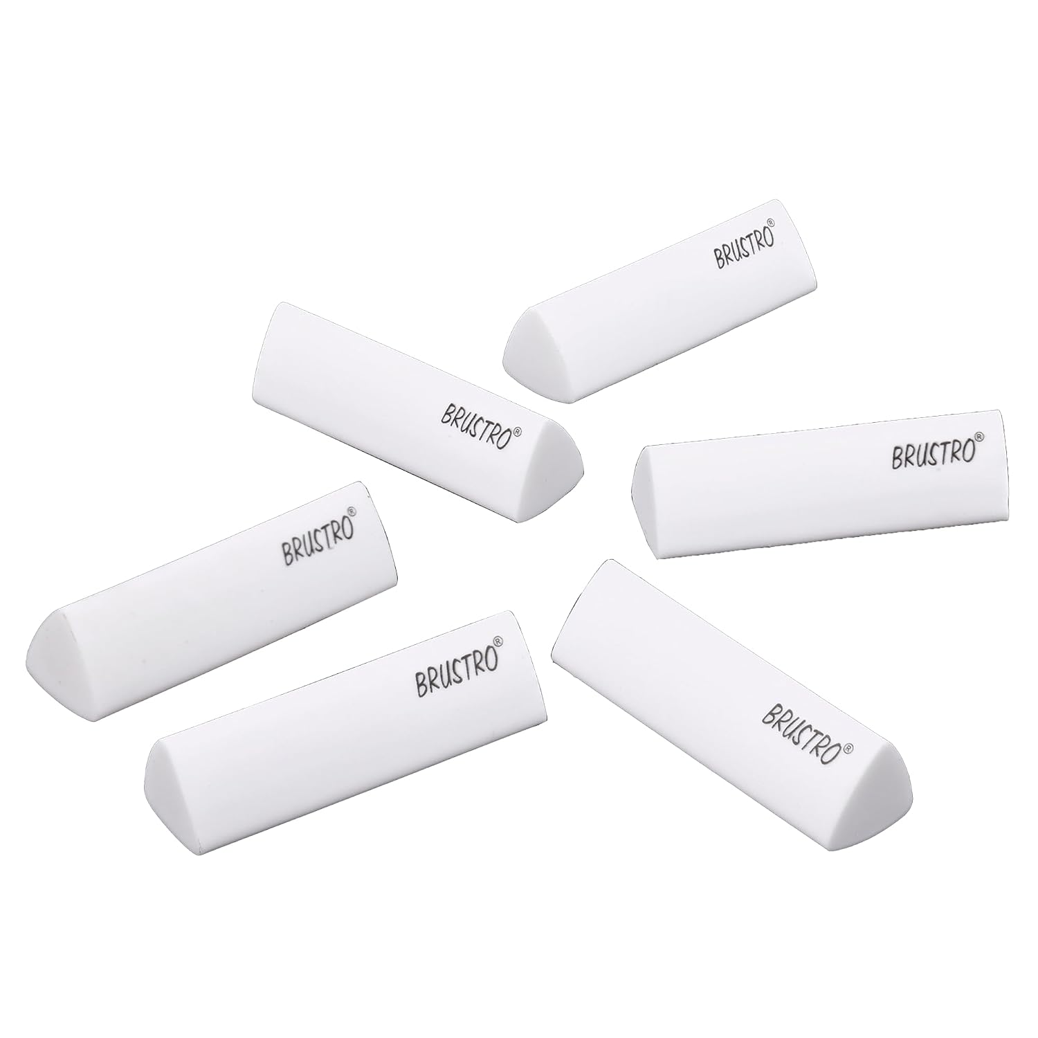 BRUSTRO, Eraser - Triclean | 6 Pcs.