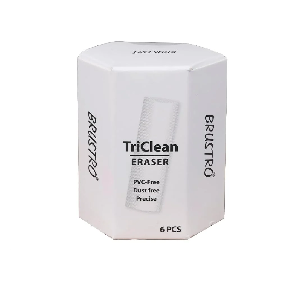 BRUSTRO, Eraser - Triclean | 6 Pcs.