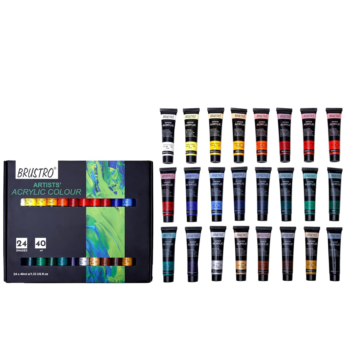 BRUSTRO, Artists Acrylic Colour | 40 ml.