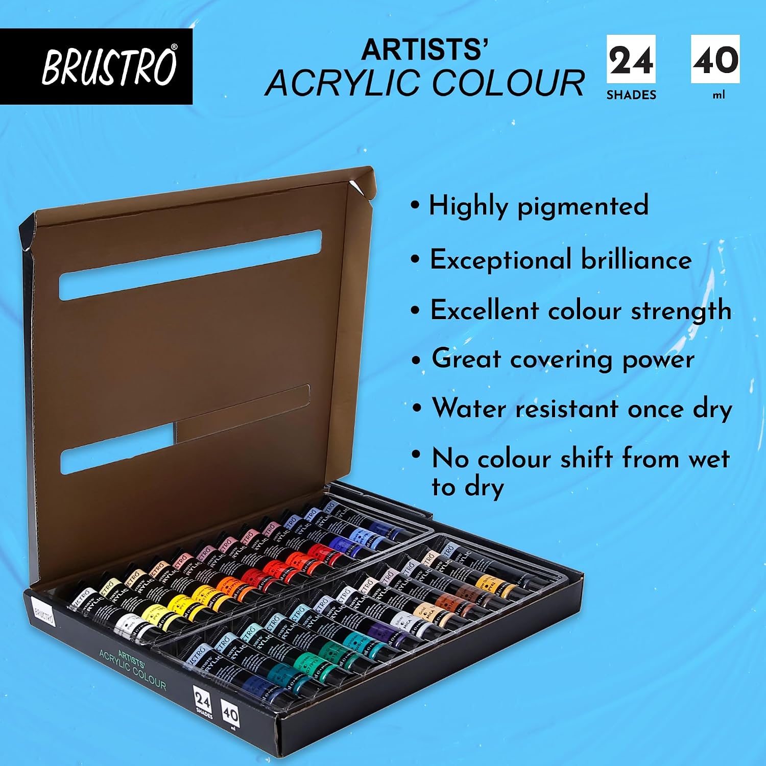 BRUSTRO, Artists Acrylic Colour | 40 ml.