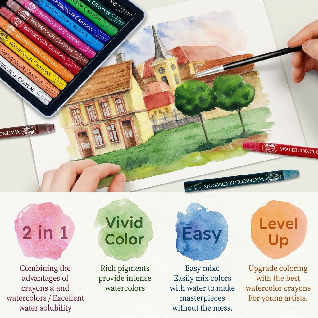 MUNGYO, Watercolour Crayon - Gallery.