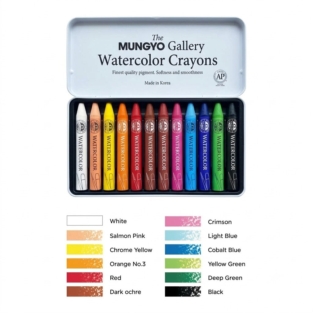 MUNGYO, Watercolour Crayon - Gallery.