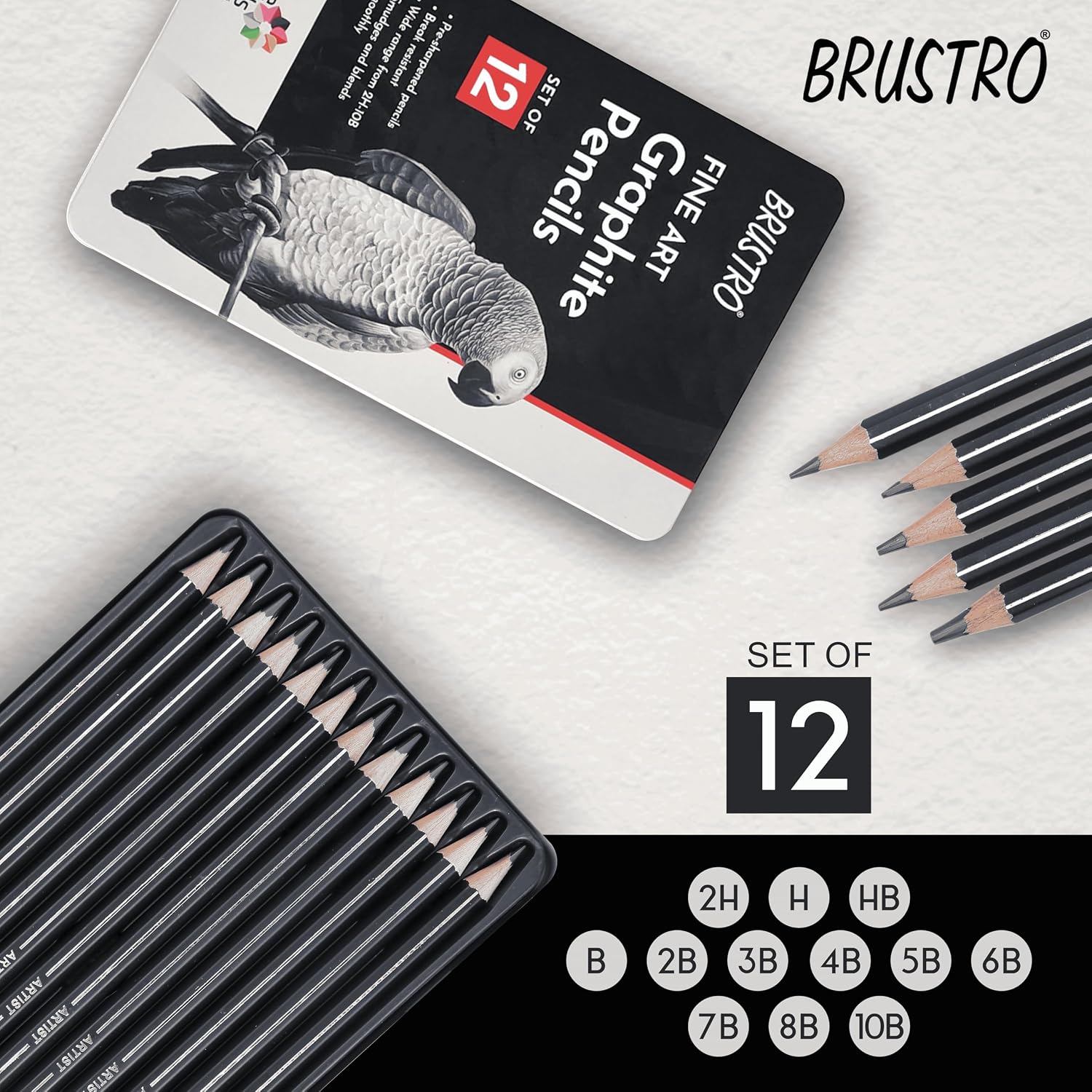 BRUSTRO, Graphite Pencil - Fine Art.