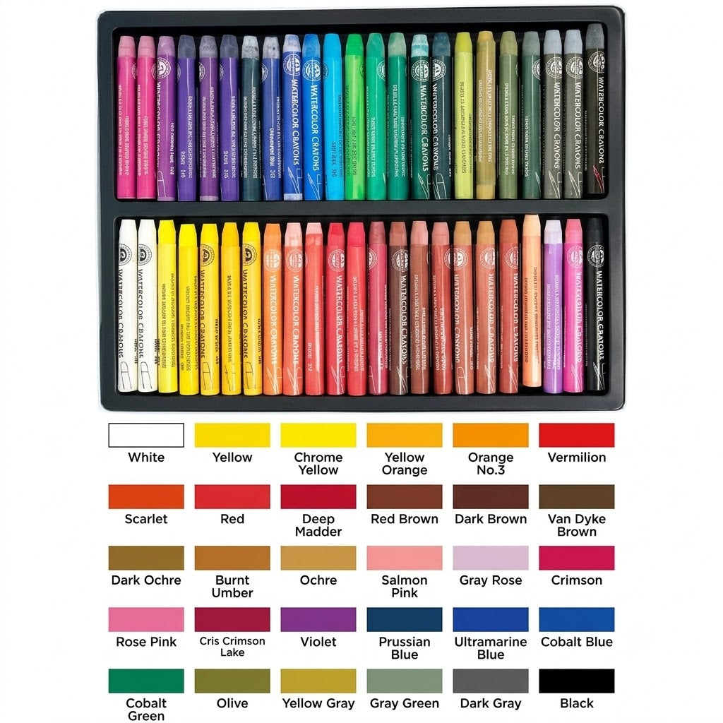 MUNGYO, Watercolour Crayon - Gallery.